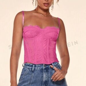 Pink Corset Top